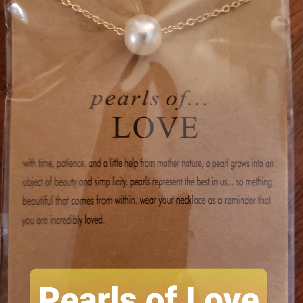 Pearls of Love Necklace-NIP